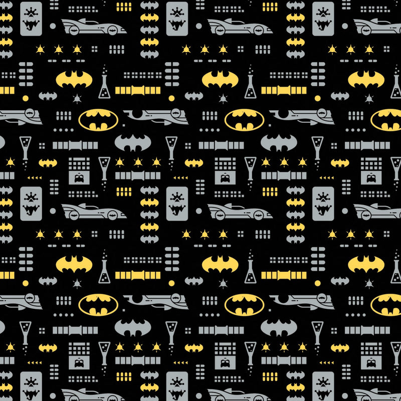 Marvel Batman Icons JL JR Fabric by the yard