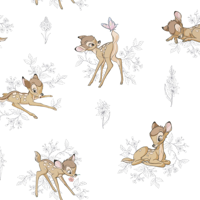 Disney Bambi Thumper Toile Fabric by the yard