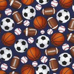 Sports Balls Fabric by the yard