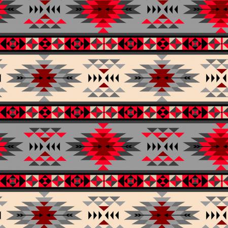 Tribal Stripe Aztec Fabric by the yard