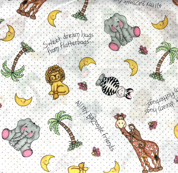 Allover Jungle Safari Fabric by the yard
